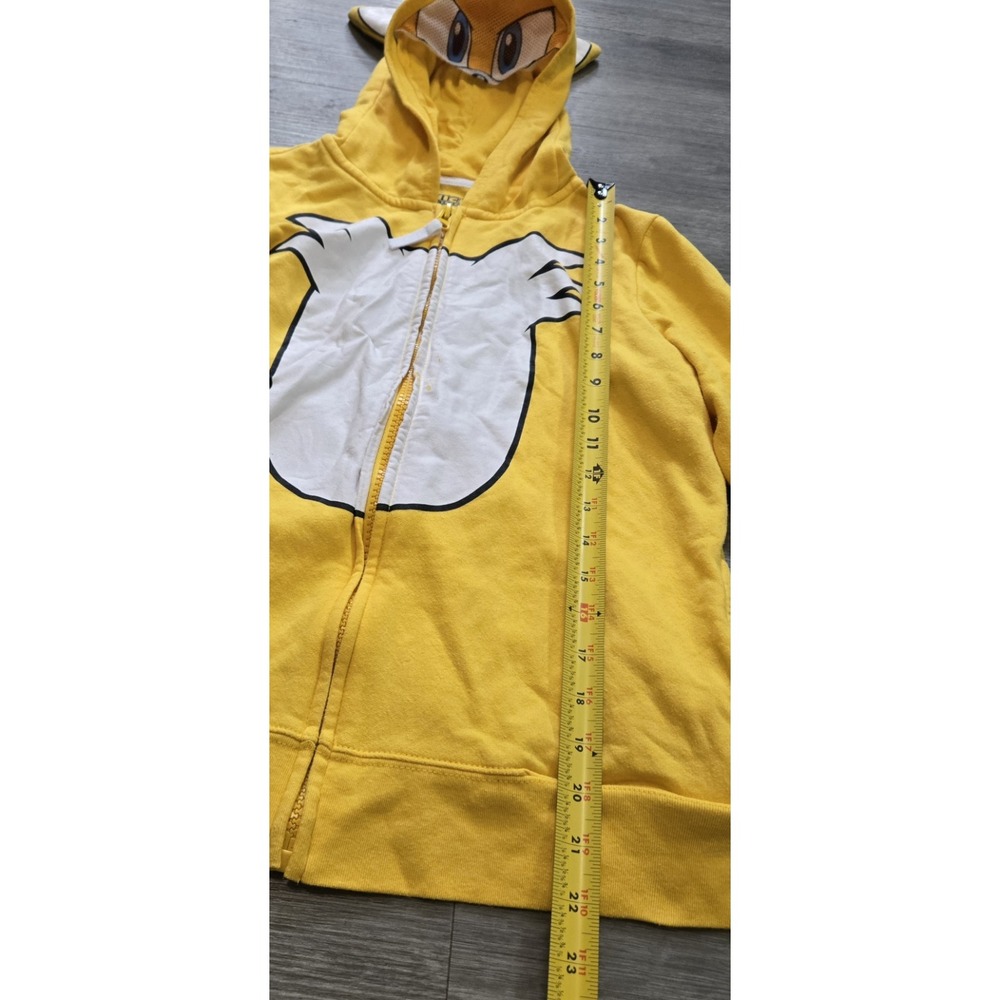SEGA Sonic The Hedgehog Tails Costume Full Zip Fleece Hoodie Youth Size XL - Picture 11 of 13